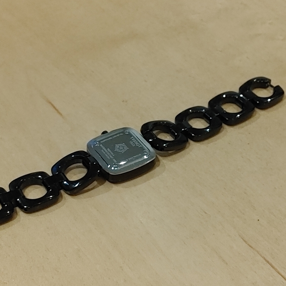 Tissot Women's Odaci-T Dial PVD Square Watch Black - Picture 9 of 12